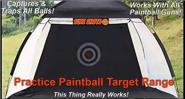 Paintball Practice Target Range